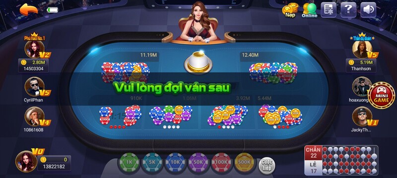 sảnh game xóc đĩa tdtc