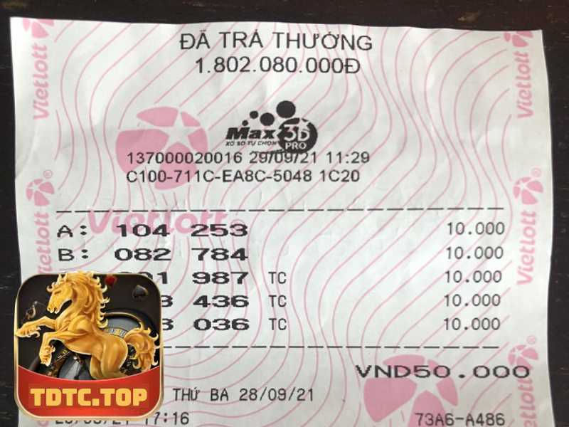 TDTC tổng hợp thông tin xổ số 3D Max dễ nhớ