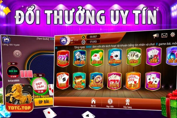 Tổng hợp game TDTC bet 