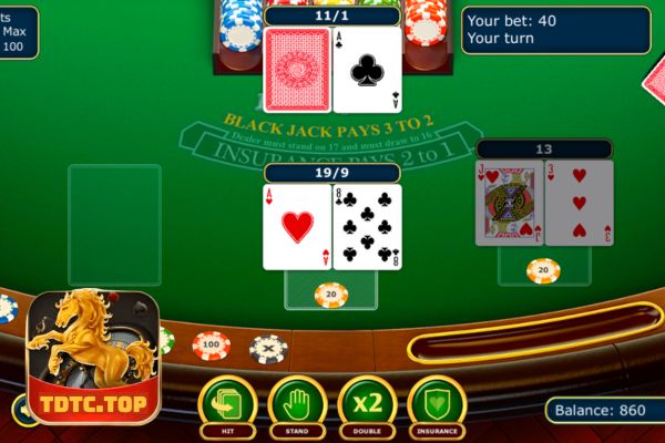 blackjack online app game TDTC